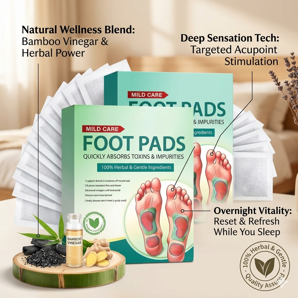 Foot patch (pack of 2) 20 Foot Patches Herbal And Gentle Ingredient Detox Foot Pads.